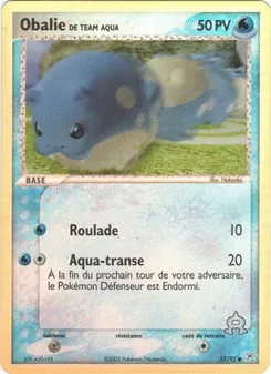 Obalie de Team Aqua 57/95 EX Team Magma vs Team Aqua