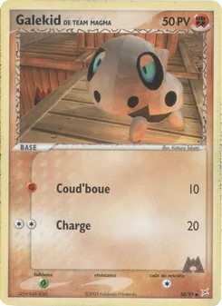Galekid de Team Magma 58/95 EX Team Magma vs Team Aqua
