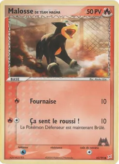 Malosse de Team Magma 62/95 EX Team Magma vs Team Aqua