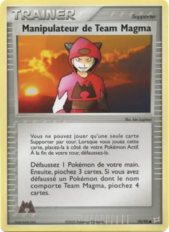 Manipulateur de Team Magma 70/95 EX Team Magma vs Team Aqua
