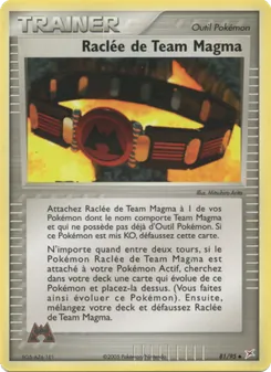 Raclée de Team Magma 81/95 EX Team Magma vs Team Aqua