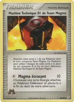 Machine Technique 01 de Team Magma 84/95 EX Team Magma vs Team Aqua
