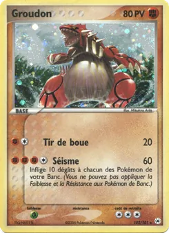 Groudon 102/101 EX Légendes Oubliées