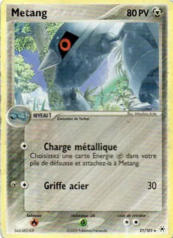Métang 21/101 EX Légendes Oubliées