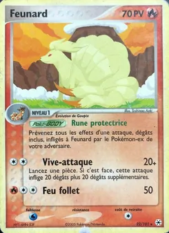 Feunard 22/101 EX Légendes Oubliées