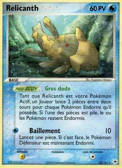 Relicanth 24/101 EX Légendes Oubliées