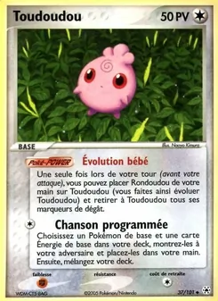 Toudoudou 37/101 EX Légendes Oubliées