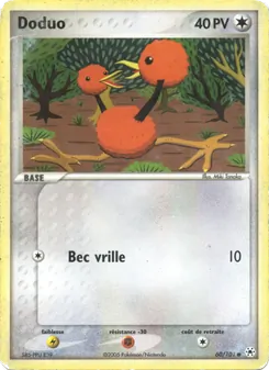 Doduo 60/101 EX Légendes Oubliées