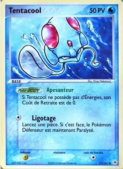 Tentacool 77/101 EX Légendes Oubliées