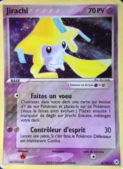 Jirachi 8/101 EX Légendes Oubliées