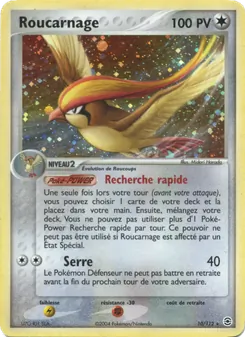 Roucarnage 10/112 EX Rouge Feu & Vert Feuille