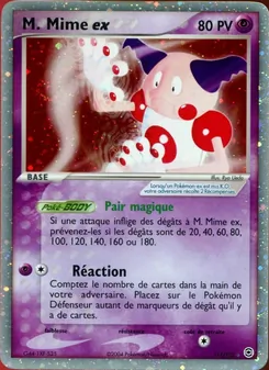 M. Mime ex 111/112 EX Rouge Feu & Vert Feuille