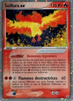 Sulfura ex 115/112 EX Rouge Feu & Vert Feuille