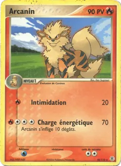 Arcanin 18/112 EX Rouge Feu & Vert Feuille