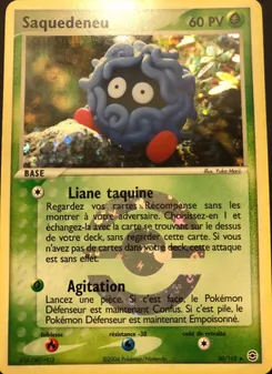 Saquedeneu 30/112 EX Rouge Feu & Vert Feuille