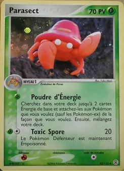 Parasect 43/112 EX Rouge Feu & Vert Feuille
