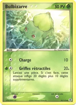 Bulbizarre 55/112 EX Rouge Feu & Vert Feuille