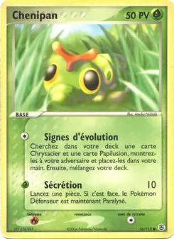 Chenipan 56/112 EX Rouge Feu & Vert Feuille