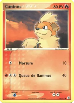 Caninos 64/112 EX Rouge Feu & Vert Feuille