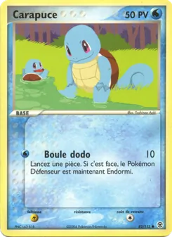 Carapuce 82/112 EX Rouge Feu & Vert Feuille