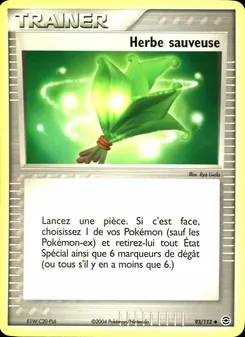 Herbe sauveuse 93/112 EX Rouge Feu & Vert Feuille