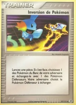 Inversion de Pokémon 97/112 EX Rouge Feu & Vert Feuille