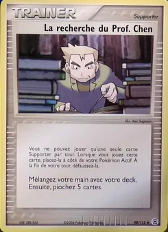 La recherche du Prof. Chen 98/112 EX Rouge Feu & Vert Feuille