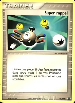 Super rappel 99/112 EX Rouge Feu & Vert Feuille