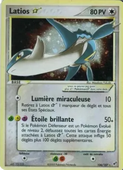 Latios ☆ 106/107 EX Deoxys