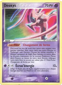 Deoxys 17/107 EX Deoxys