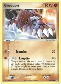 Groudon 14/106 EX Émeraude