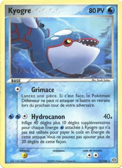 Kyogre 15/106 EX Émeraude