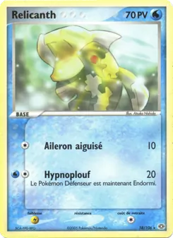Relicanth 18/106 EX Émeraude