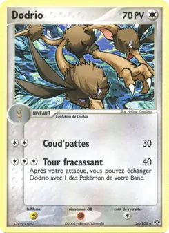 Dodrio 26/106 EX Émeraude