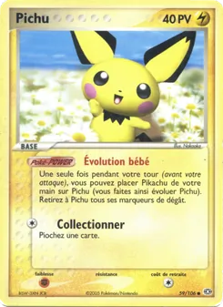 Pichu 59/106 EX Émeraude