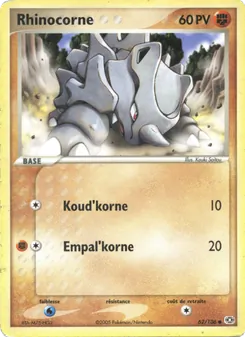 Rhinocorne 62/106 EX Émeraude
