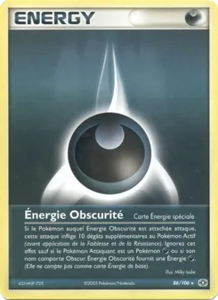 Énergie Obscurité 86/106 EX Émeraude