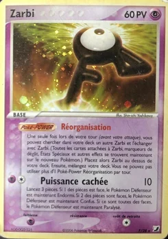 Zarbi F EX Forces Cachées Collection Zarbi