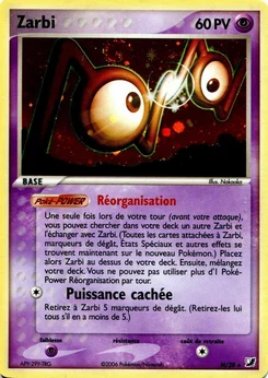 Zarbi N EX Forces Cachées Collection Zarbi