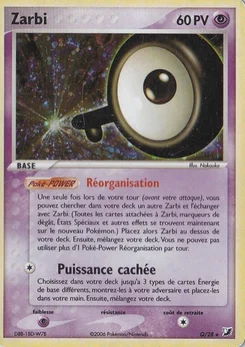 Zarbi Q EX Forces Cachées Collection Zarbi