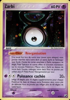 Zarbi V EX Forces Cachées Collection Zarbi