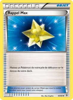 Rappel Max 65/83 Générations
