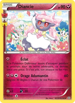 Diancie RC22 Générations