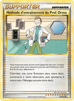 Méthode d'entraînement du Prof.Orme 100/123 HeartGold SoulSilver
