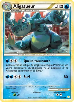Aligatueur 20/123 HeartGold SoulSilver