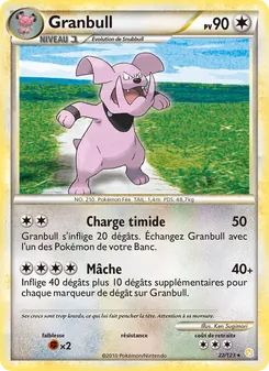 Granbull 22/123 HeartGold SoulSilver