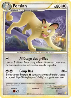 Persian 27/123 HeartGold SoulSilver