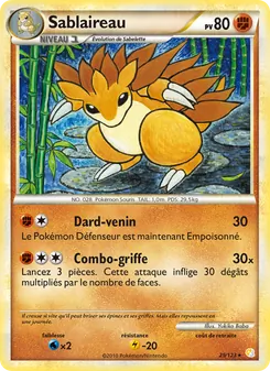 Sablaireau 29/123 HeartGold SoulSilver
