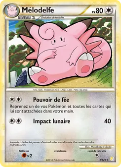 Mélodelfe 3/123 HeartGold SoulSilver