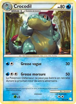 Crocodil 38/123 HeartGold SoulSilver